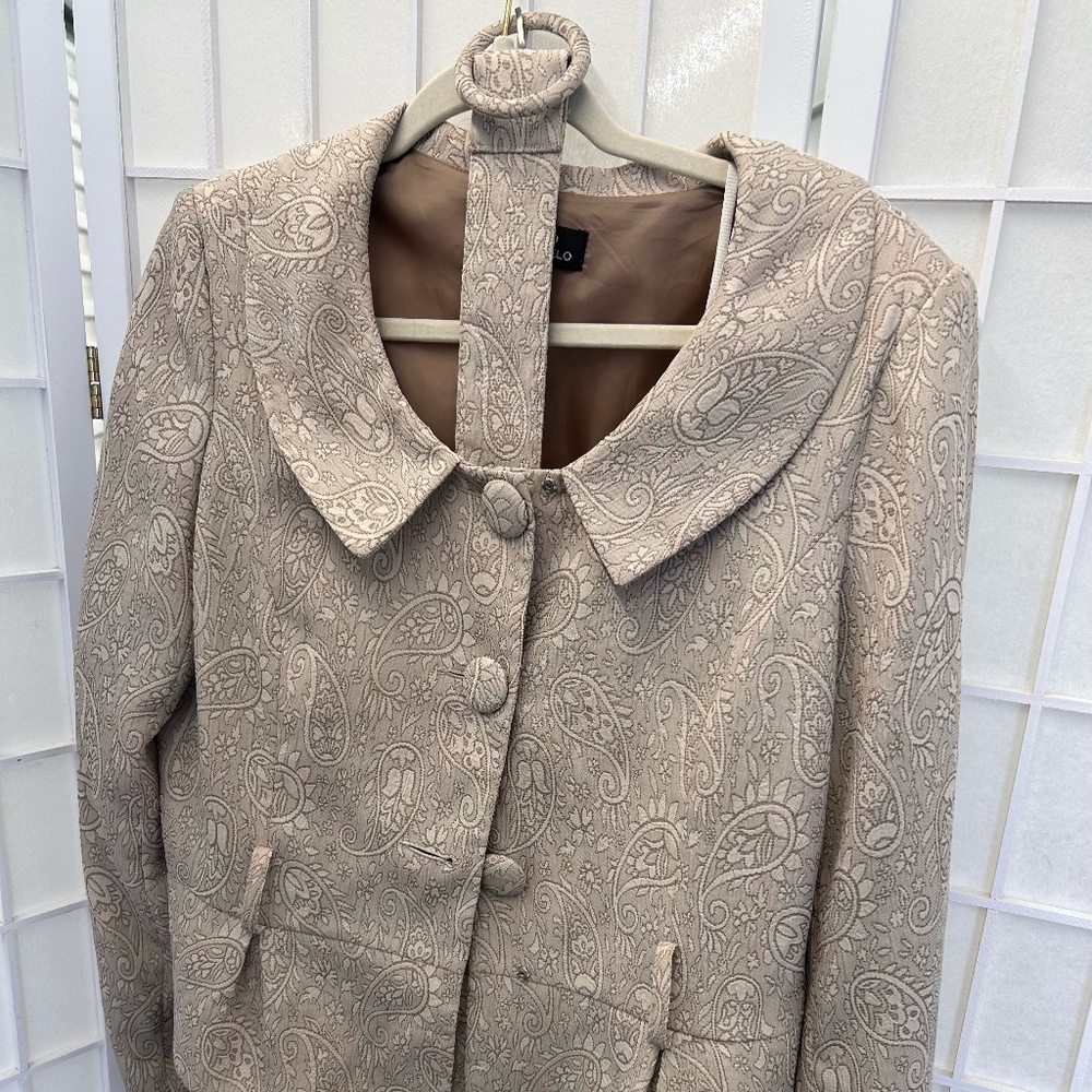 Giorgio Sant Angelo Skirt Suit Jacket Vintage Blaze 14